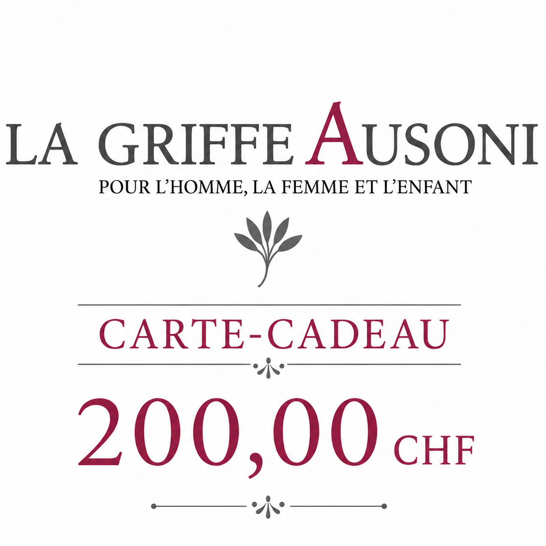 La Griffe Ausoni Montreux SA